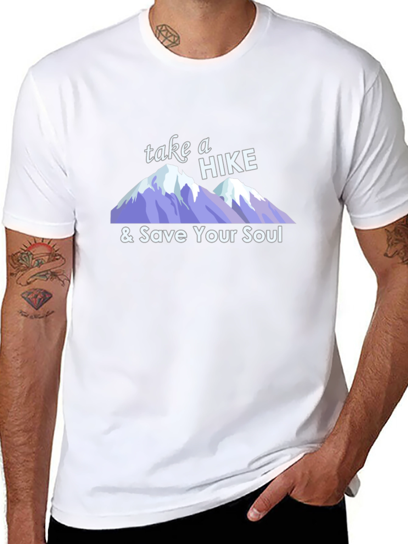 Camiseta Negra Take a Hike & Save Your Soul