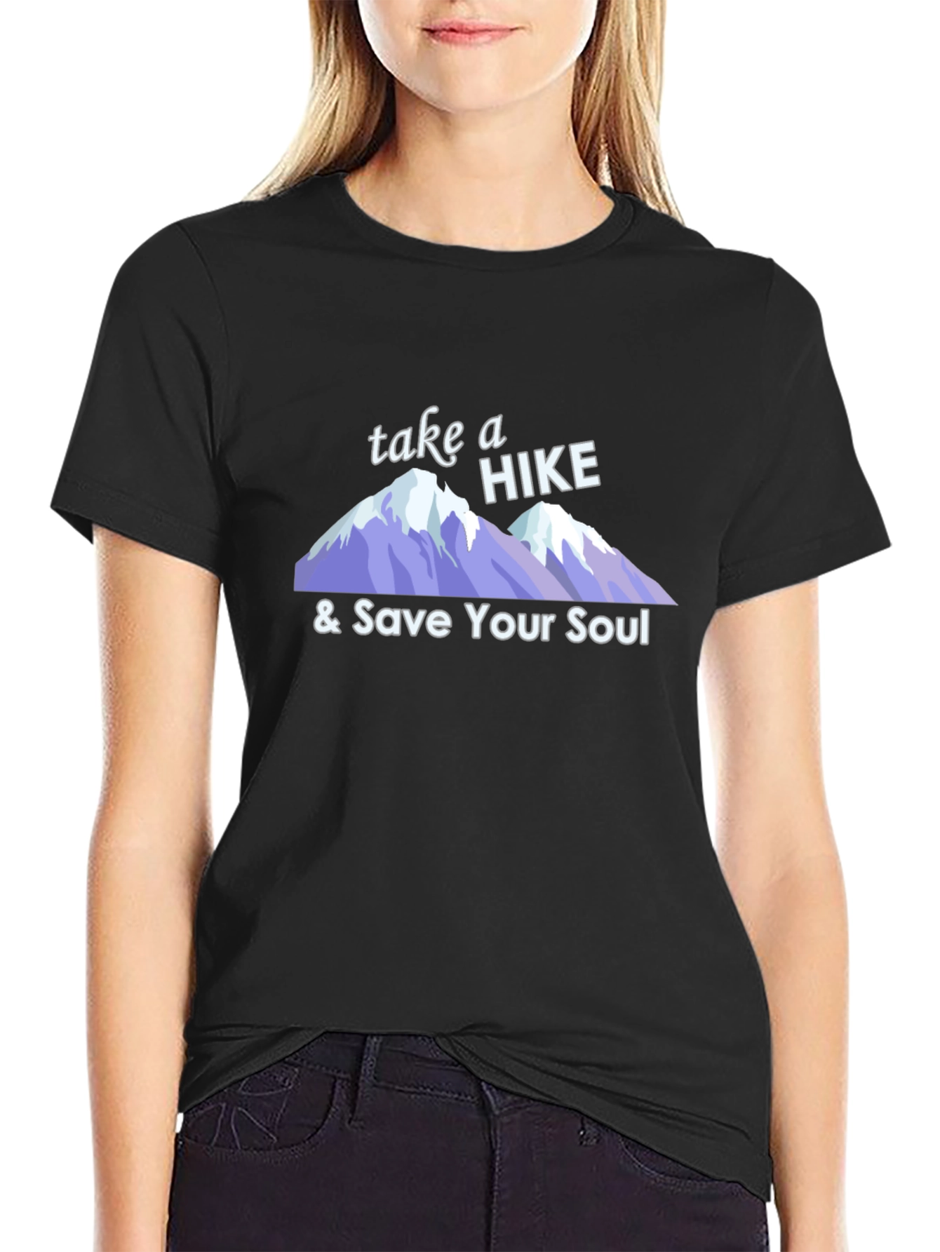 Camiseta Negra Take a Hike & Save Your Soul
