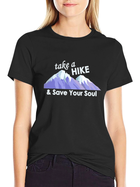 Camiseta Negra Take a Hike & Save Your Soul