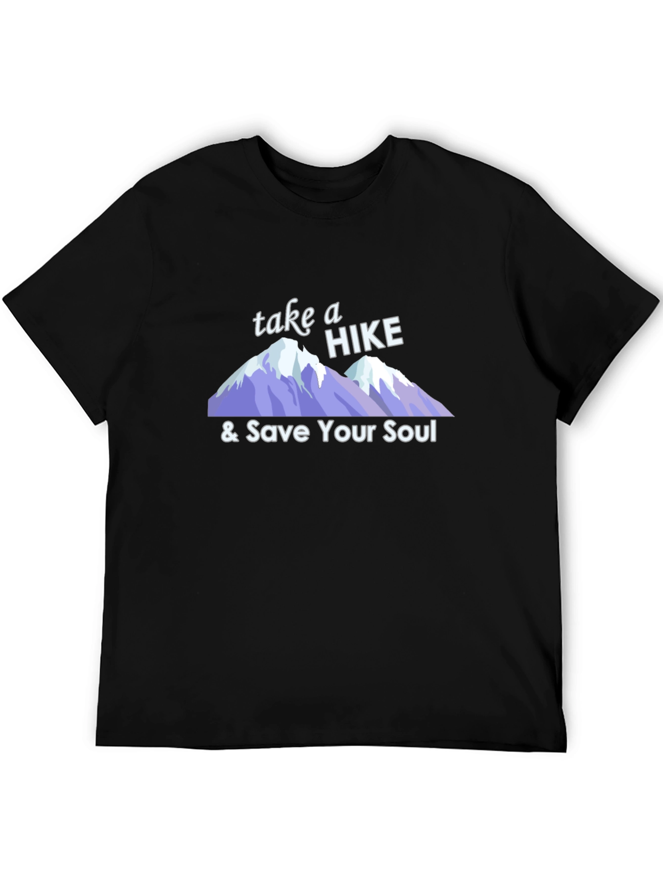 Camiseta Negra Take a Hike & Save Your Soul