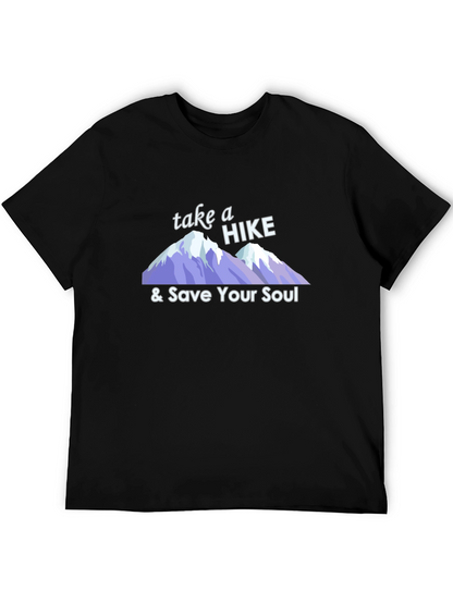 Camiseta Negra Take a Hike & Save Your Soul