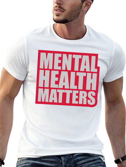 Camiseta Negra La Salud Mental Importa