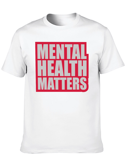 Camiseta Negra La Salud Mental Importa