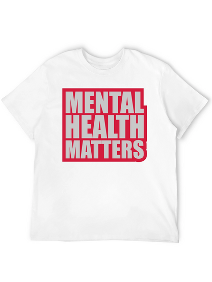 Camiseta Negra La Salud Mental Importa