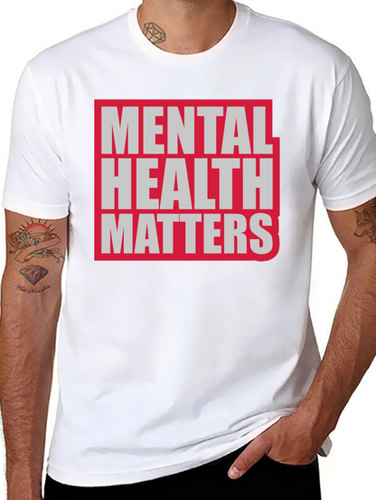 Camiseta Negra La Salud Mental Importa