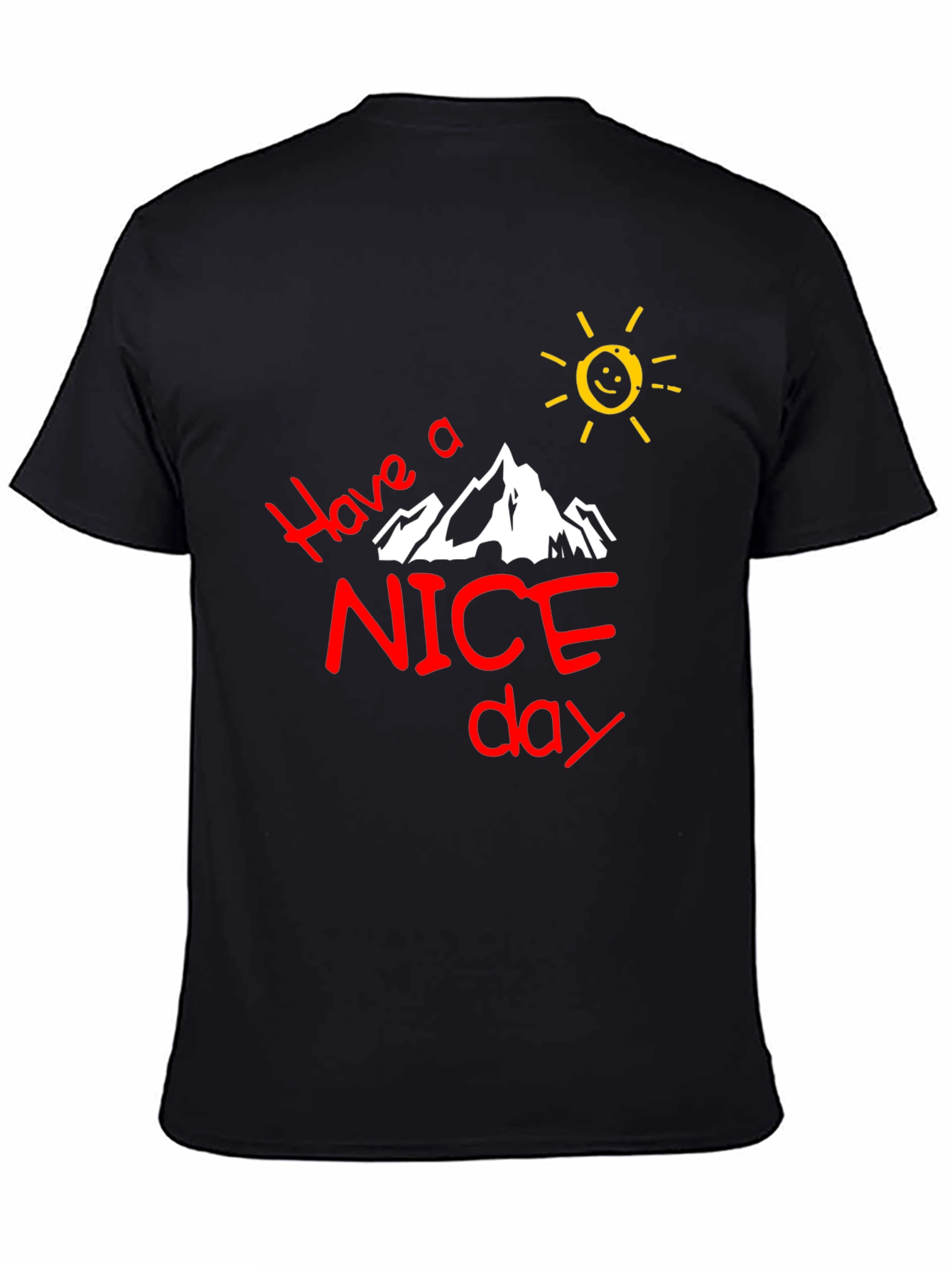 Camiseta Negra: Que tengas un buen día