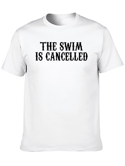 Camiseta Negra: The Swim Is Cancelled