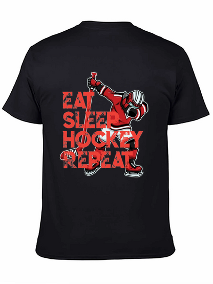 Camiseta Hockey Eat Sleep Repeat