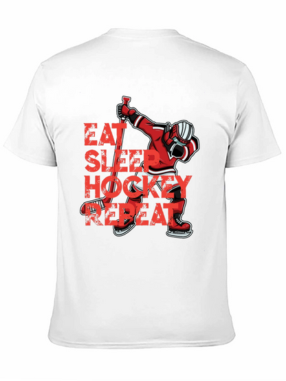Camiseta Hockey Eat Sleep Repeat