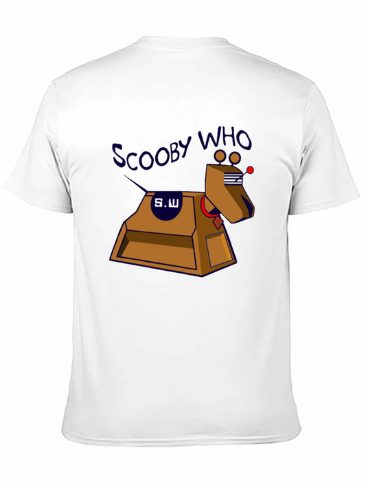 Camiseta Negra Scooby Who para Fans de Doctor Who