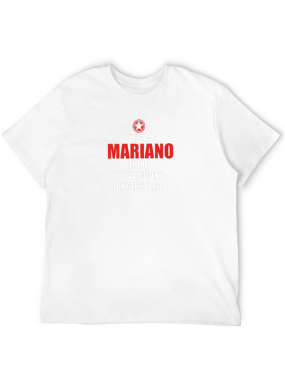 Camiseta Negra Mariano Thing para Hombre