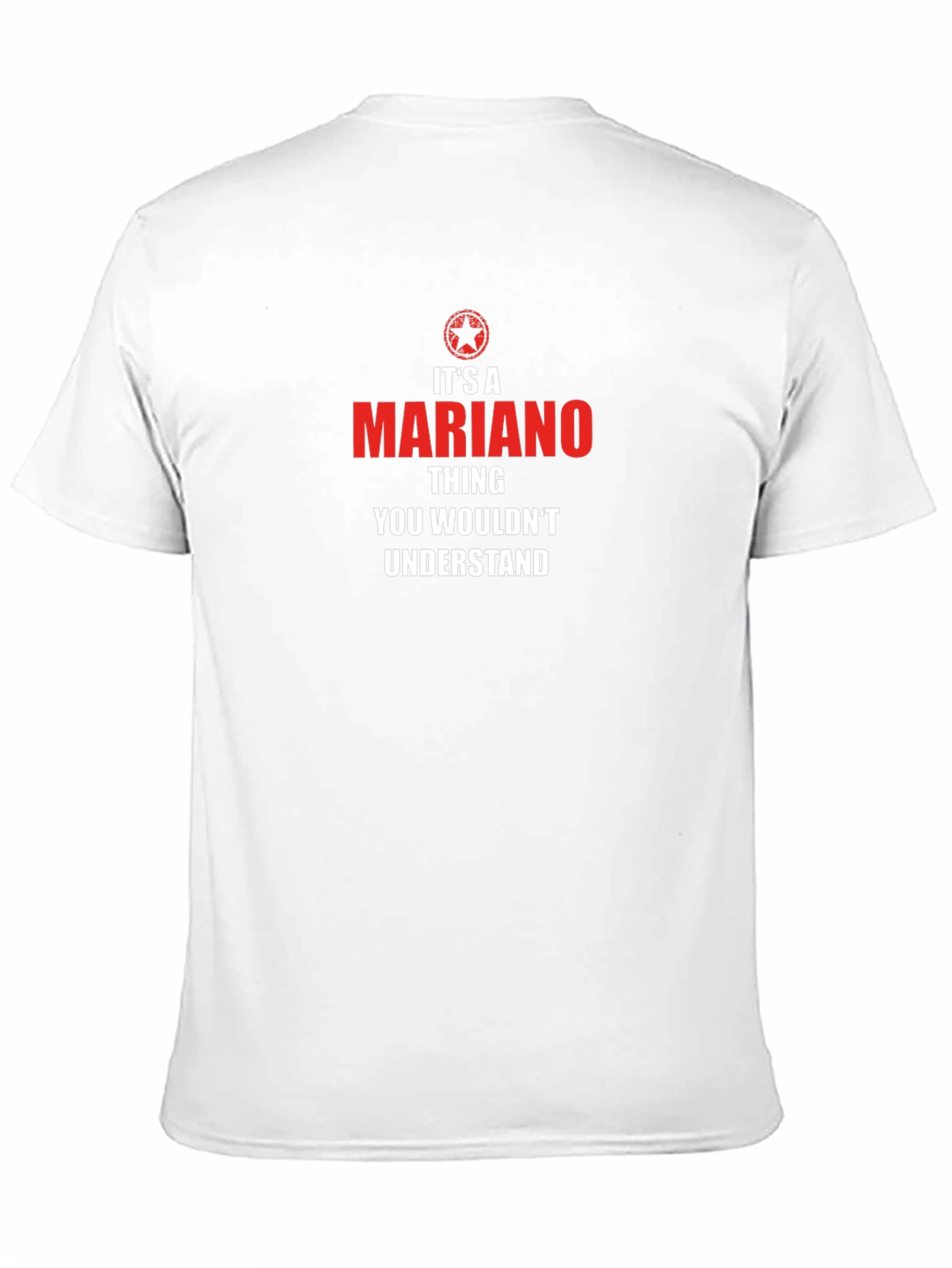 Camiseta Negra Mariano Thing para Hombre