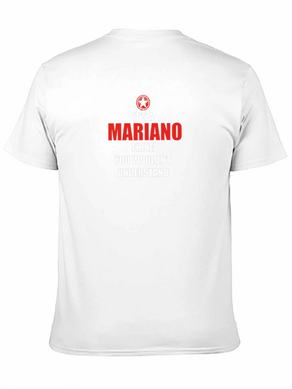 Camiseta Negra Mariano Thing para Hombre