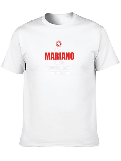 Camiseta Negra Mariano Thing para Hombre