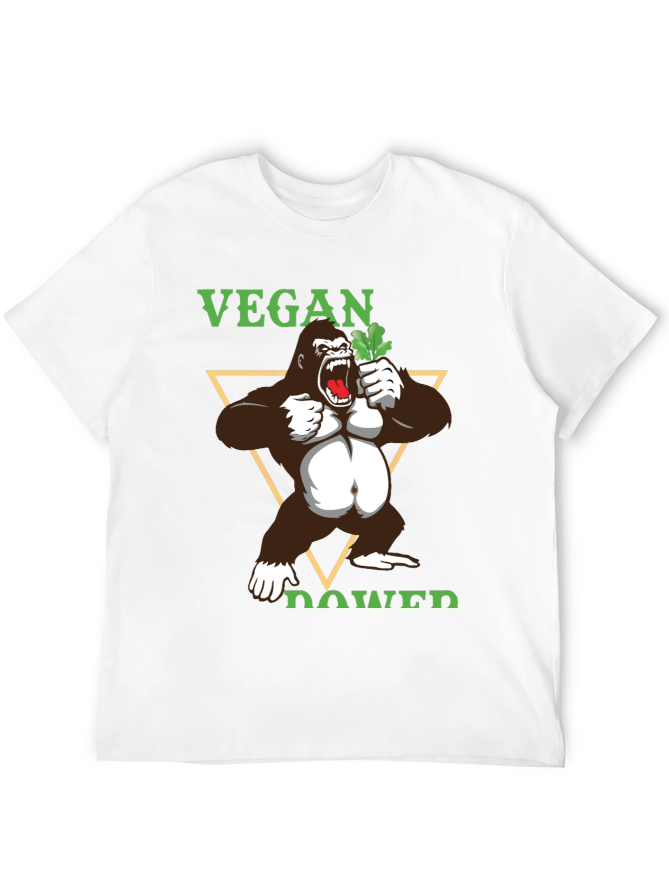Camiseta Vegana con Gorila Poderoso