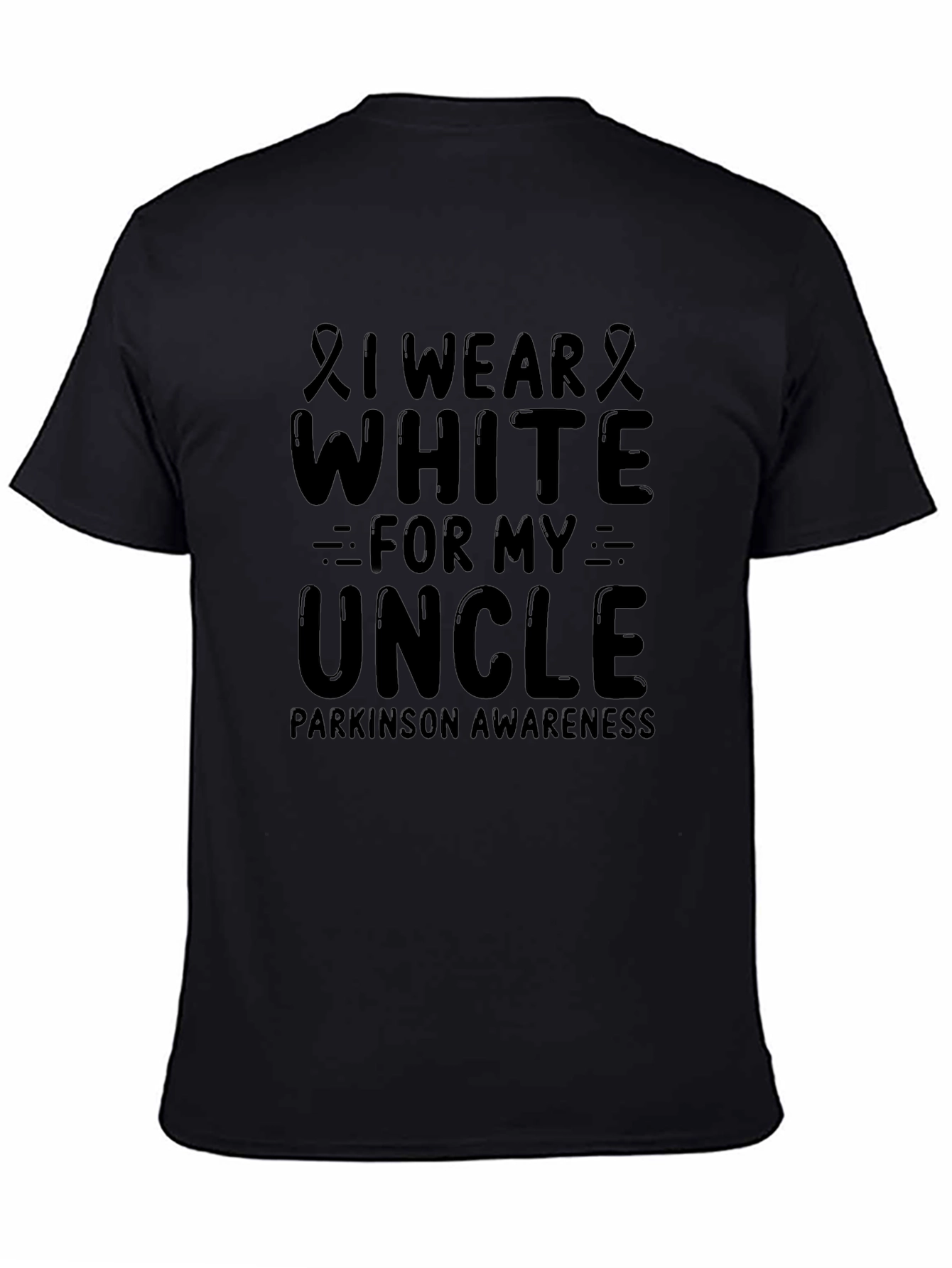 Camiseta Negra de Concienciación sobre el Parkinson