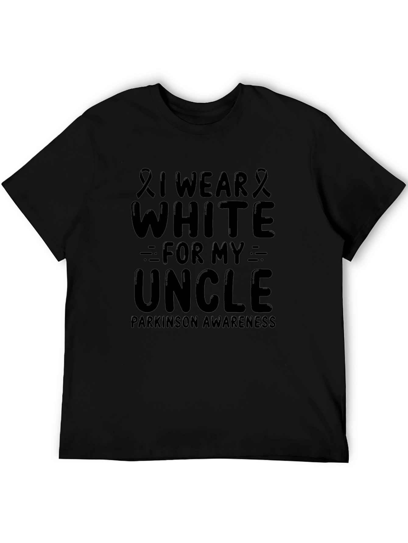 Camiseta Negra de Concienciación sobre el Parkinson