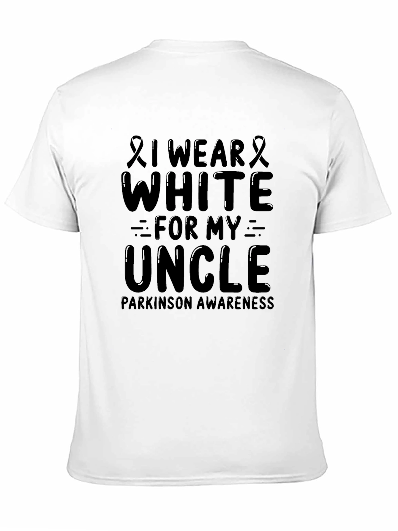 Camiseta Negra de Concienciación sobre el Parkinson