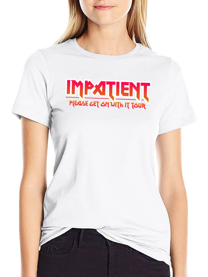 Camiseta Negra Impatient Tour