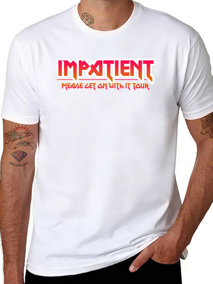 Camiseta Negra Impatient Tour