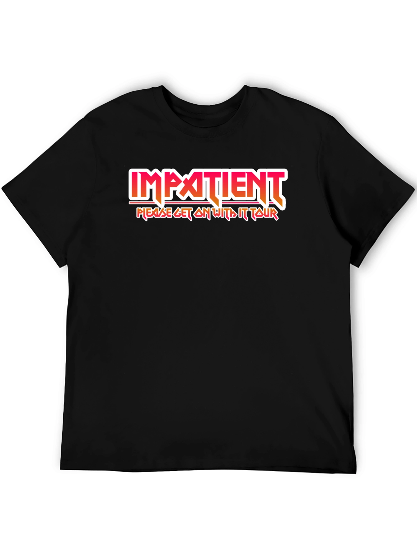 Camiseta Negra Impatient Tour