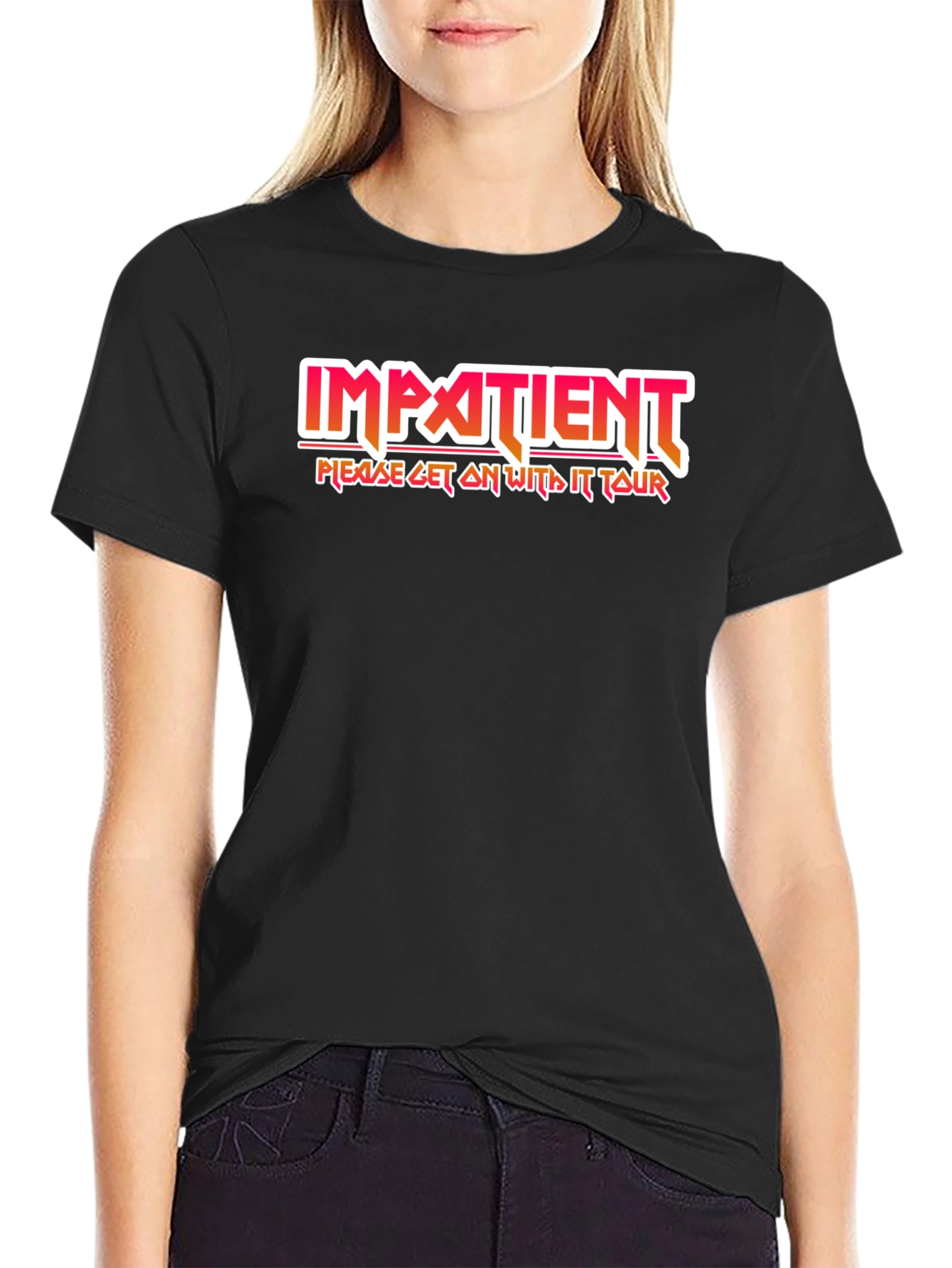 Camiseta Negra Impatient Tour