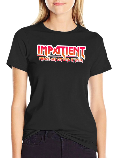 Camiseta Negra Impatient Tour