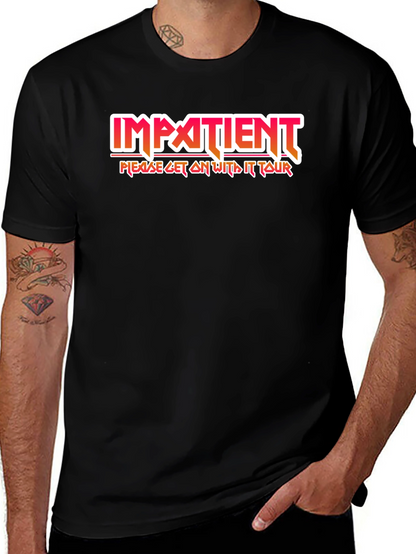 Camiseta Negra Impatient Tour