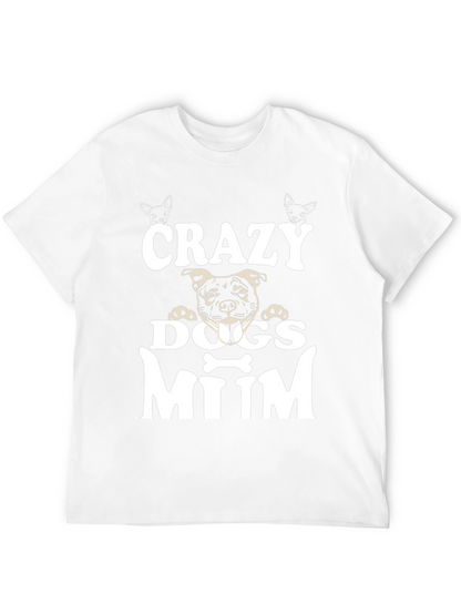 Camiseta Negra Crazy Dogs Mum