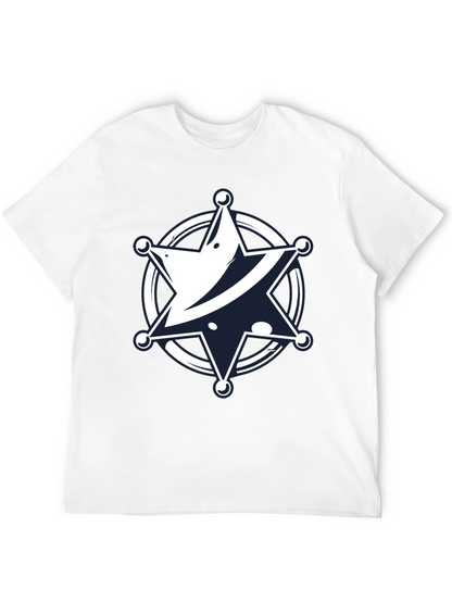Camiseta Negra con Estrella de Sheriff