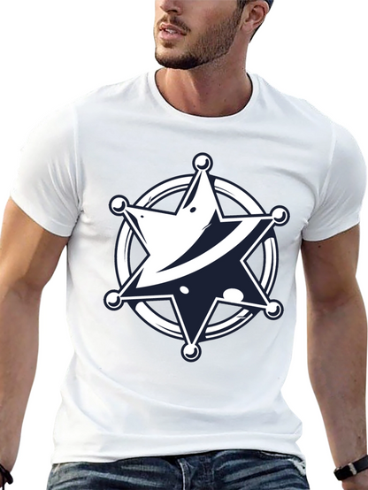 Camiseta Negra con Estrella de Sheriff