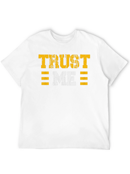 Camiseta Negra Trust Me Estilo Grunge