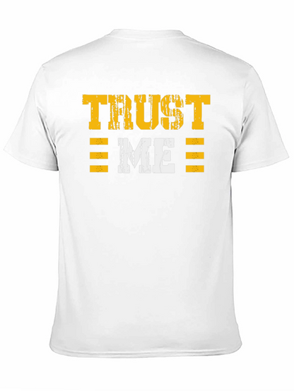 Camiseta Negra Trust Me Estilo Grunge