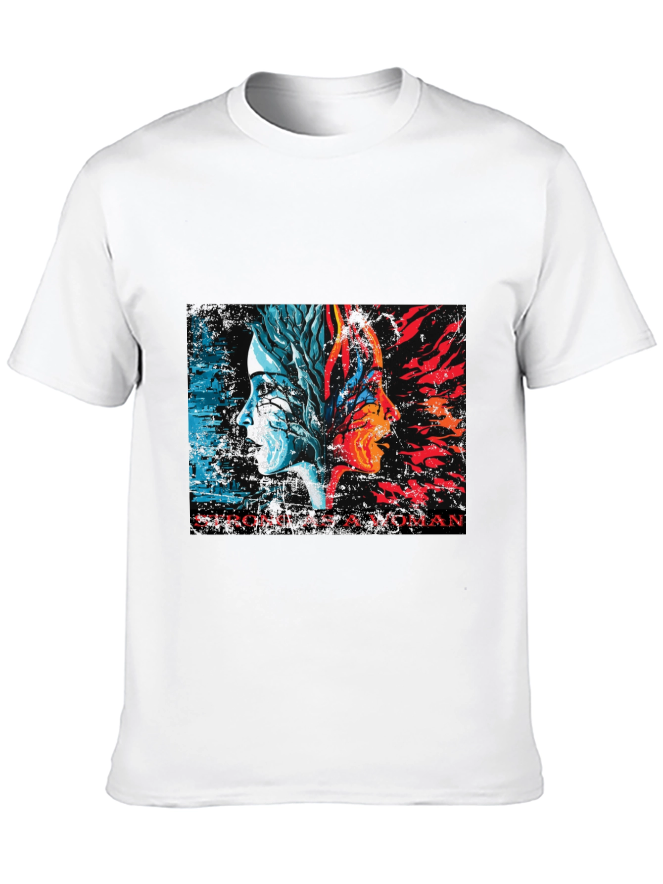 Camiseta Negra: Fuerte Como una Mujer