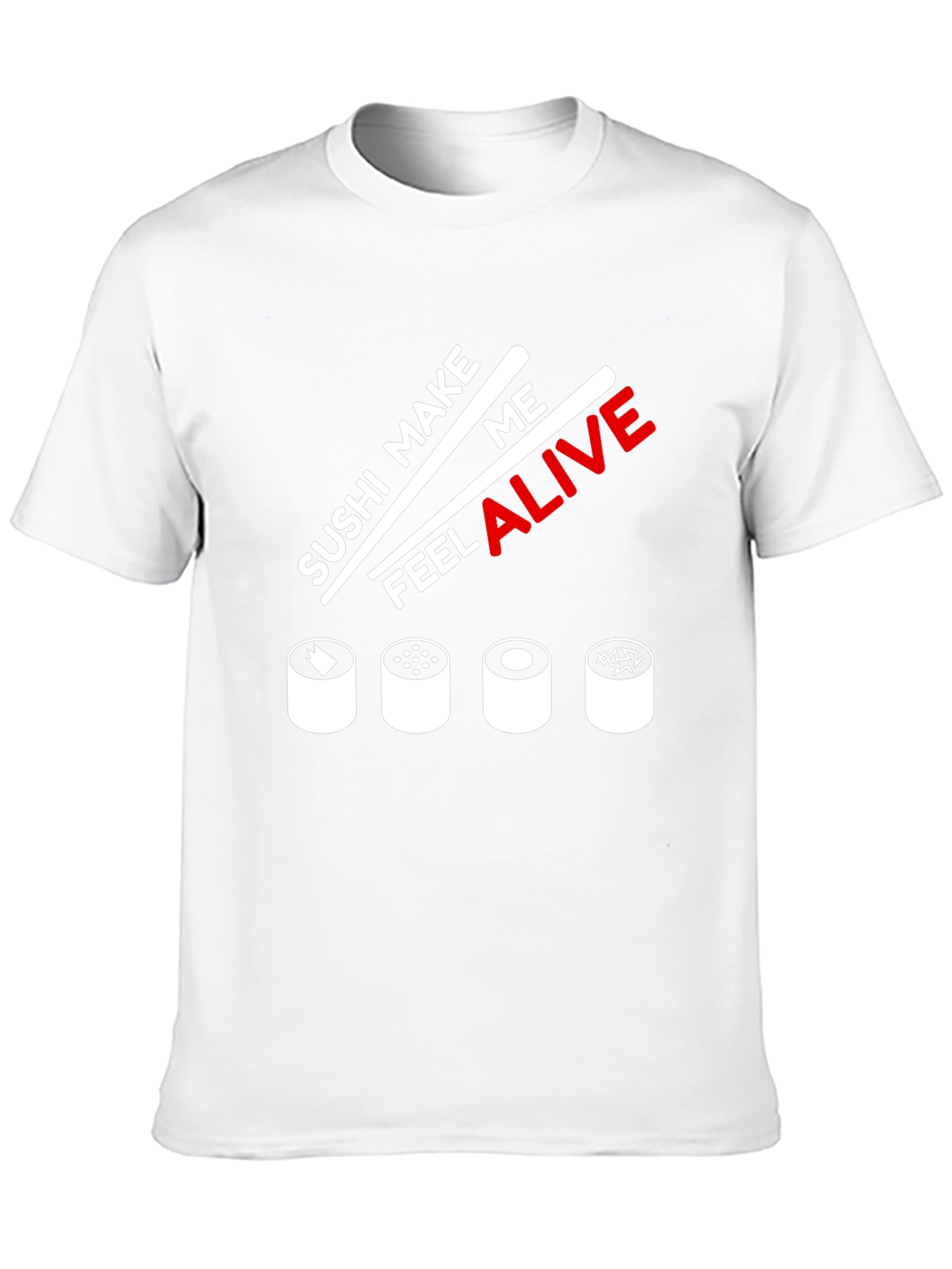 Camiseta Negra Sushi Make Me Feel Alive