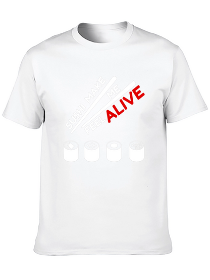 Camiseta Negra Sushi Make Me Feel Alive