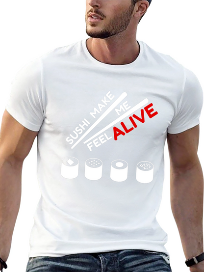 Camiseta Negra Sushi Make Me Feel Alive