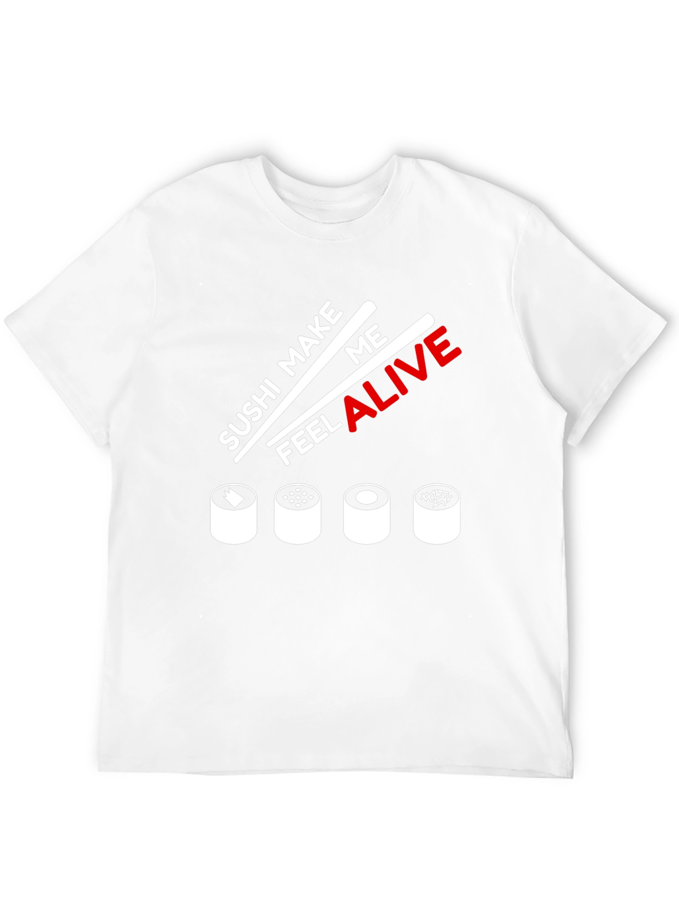 Camiseta Negra Sushi Make Me Feel Alive