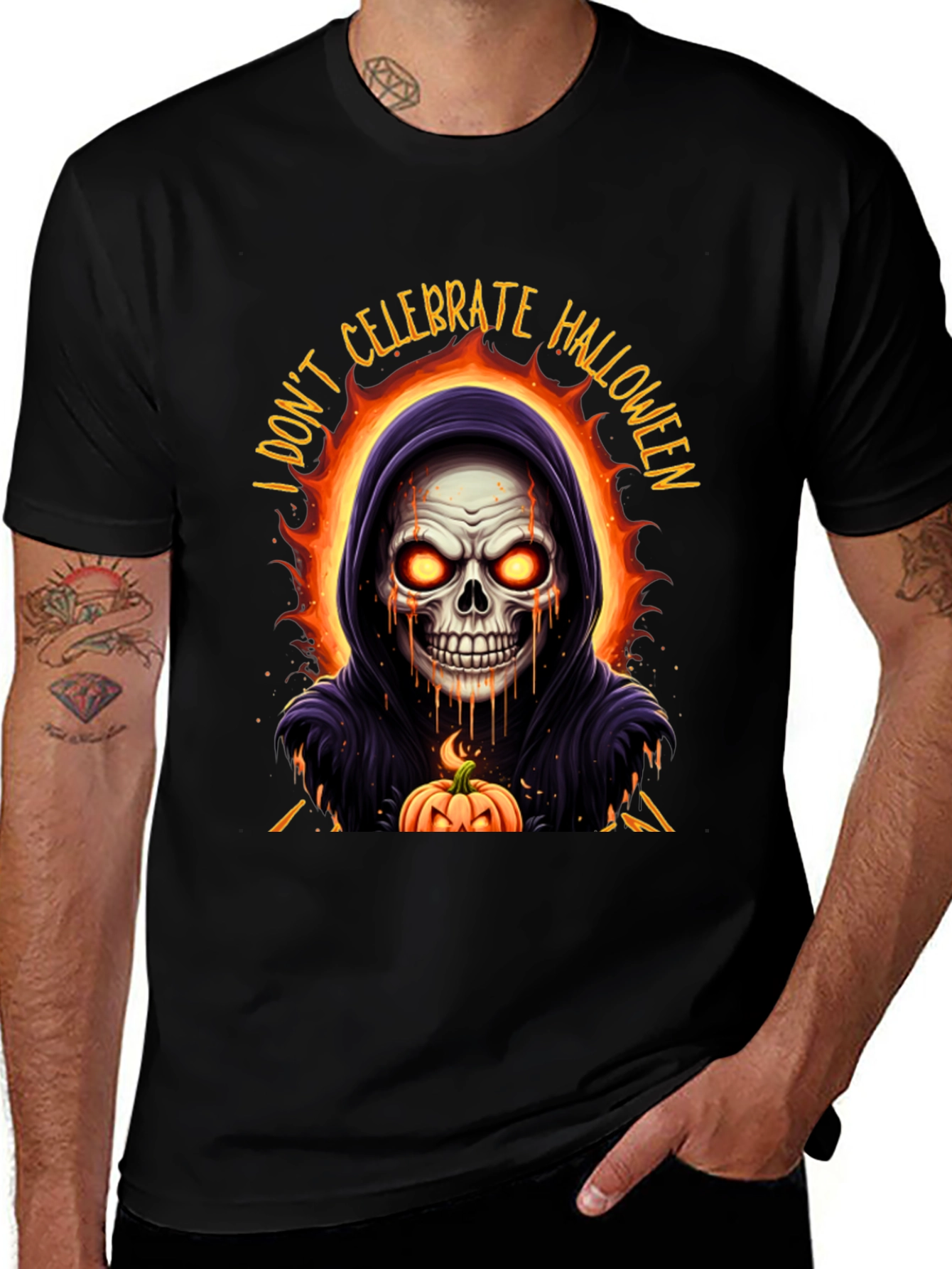 Camiseta de Halloween: No Celebro Halloween