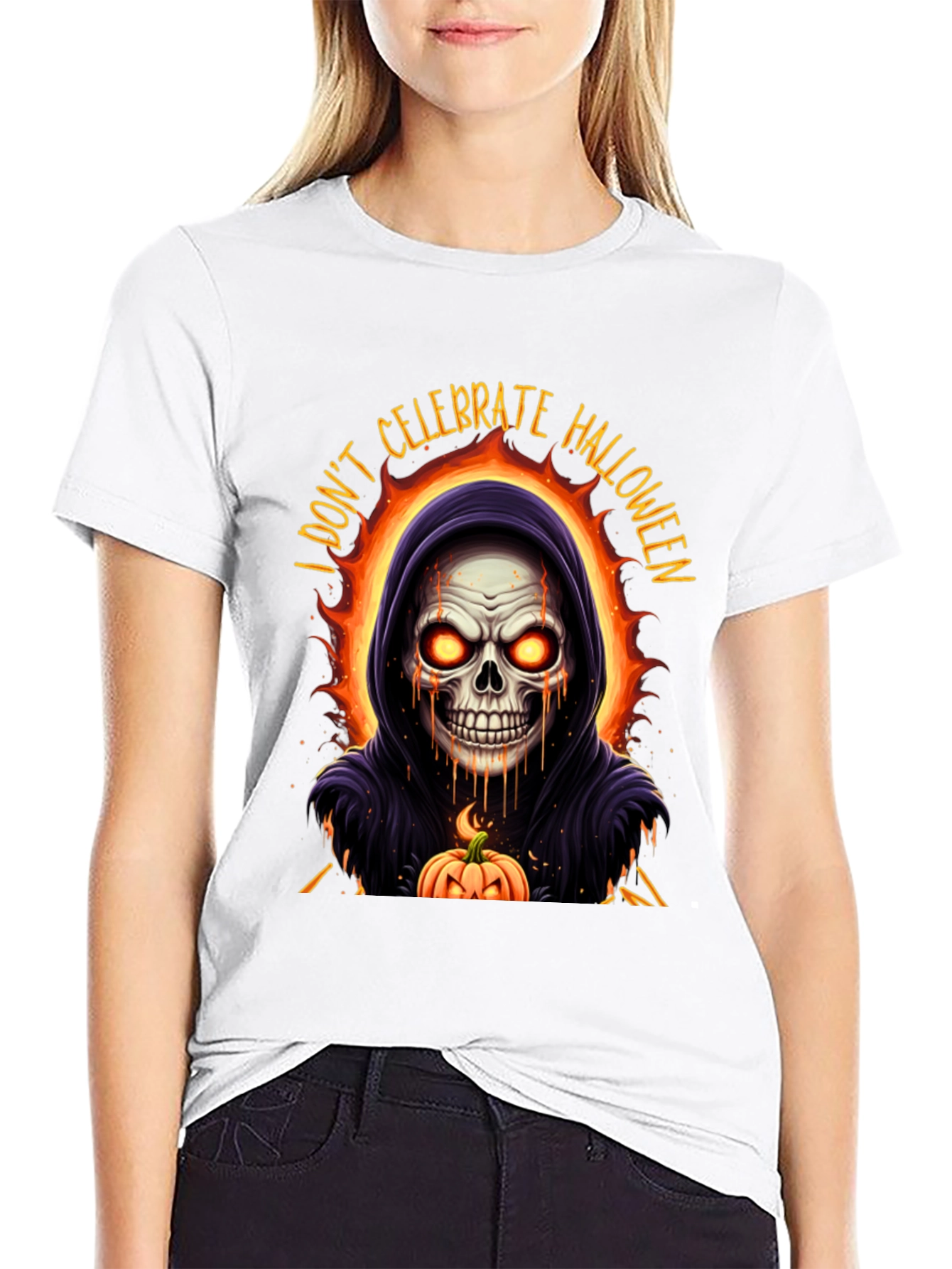 Camiseta de Halloween: No Celebro Halloween