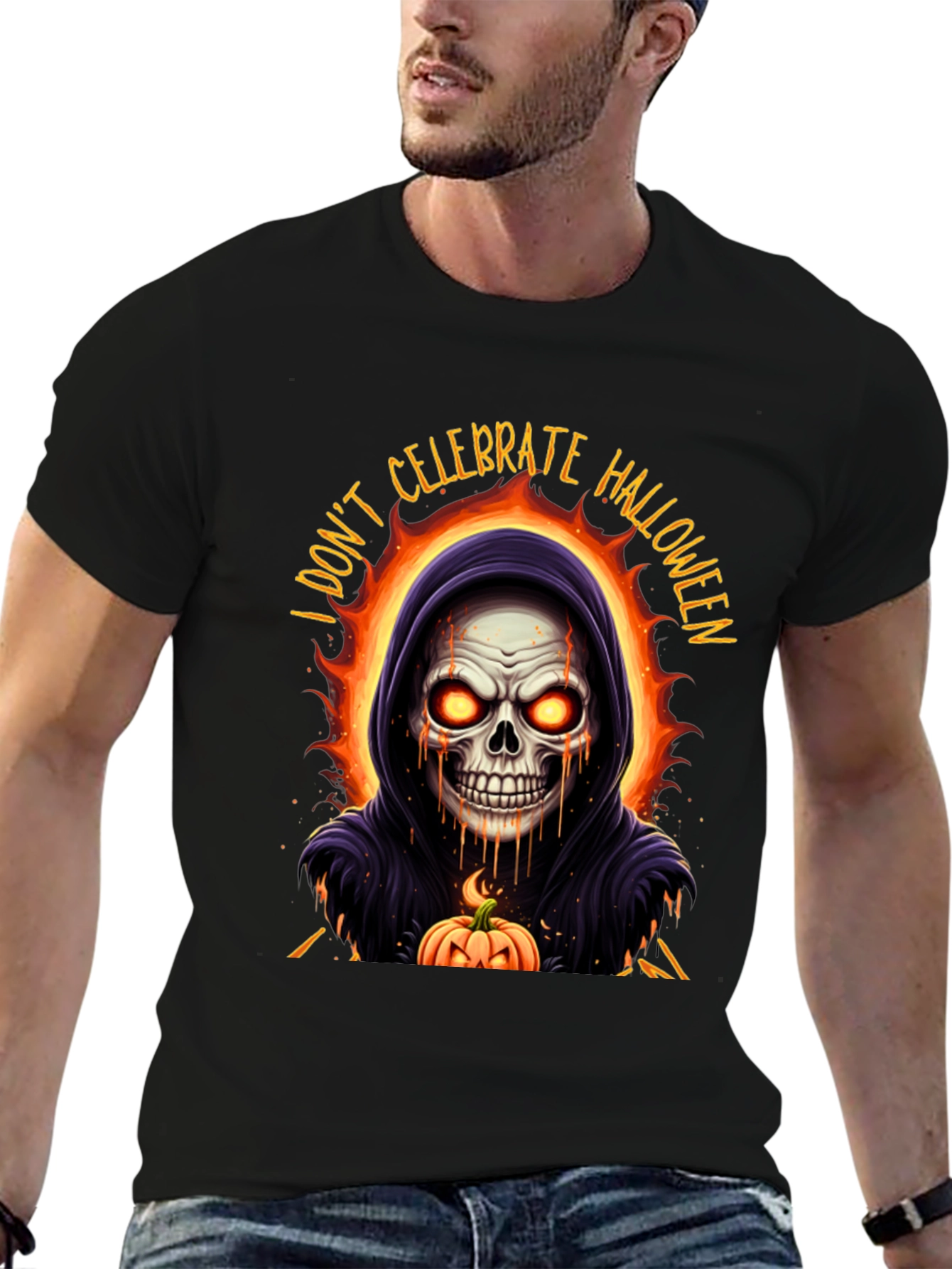 Camiseta de Halloween: No Celebro Halloween