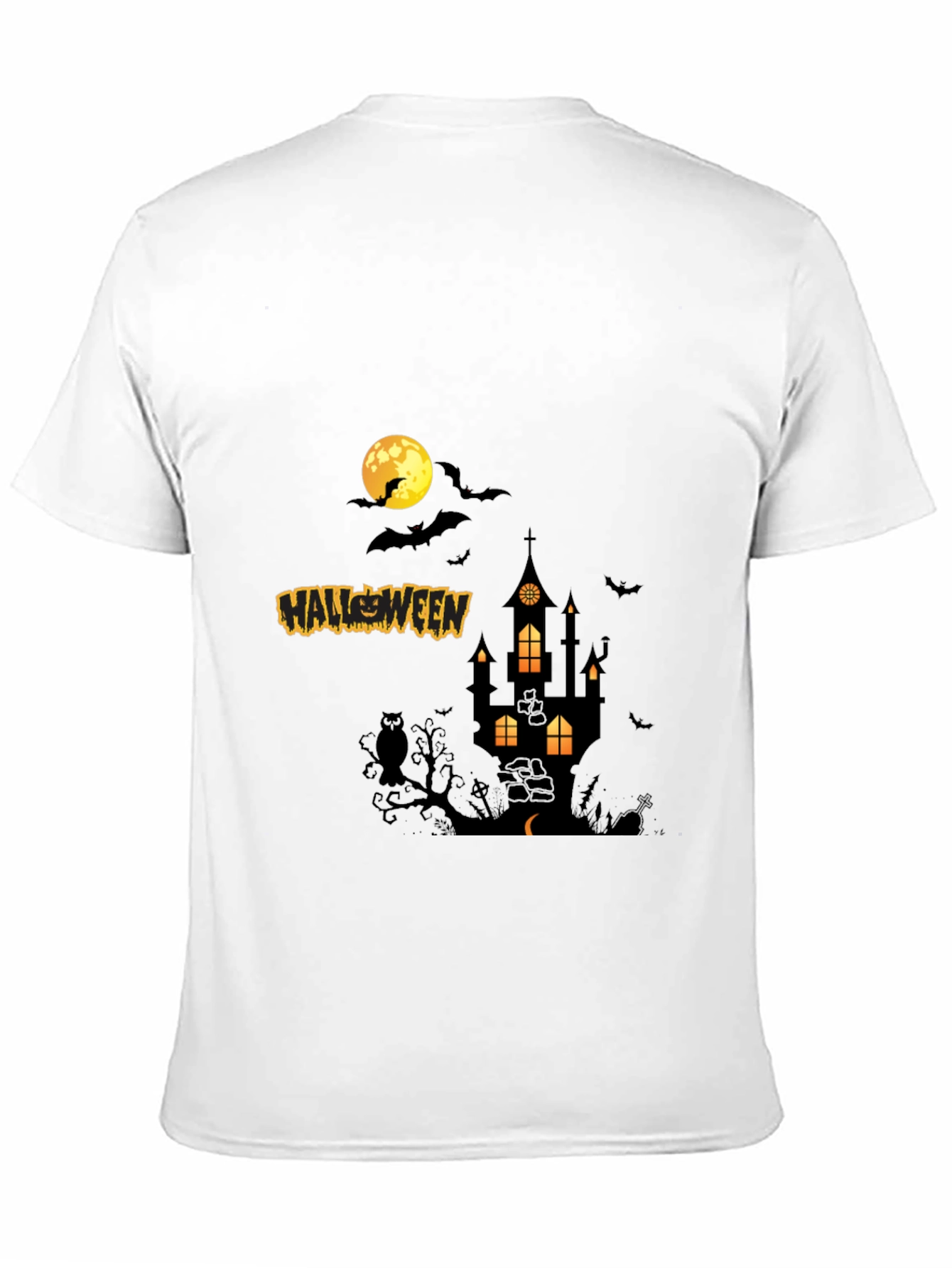 Camiseta Halloween Hombre Diseño Noche de Brujas