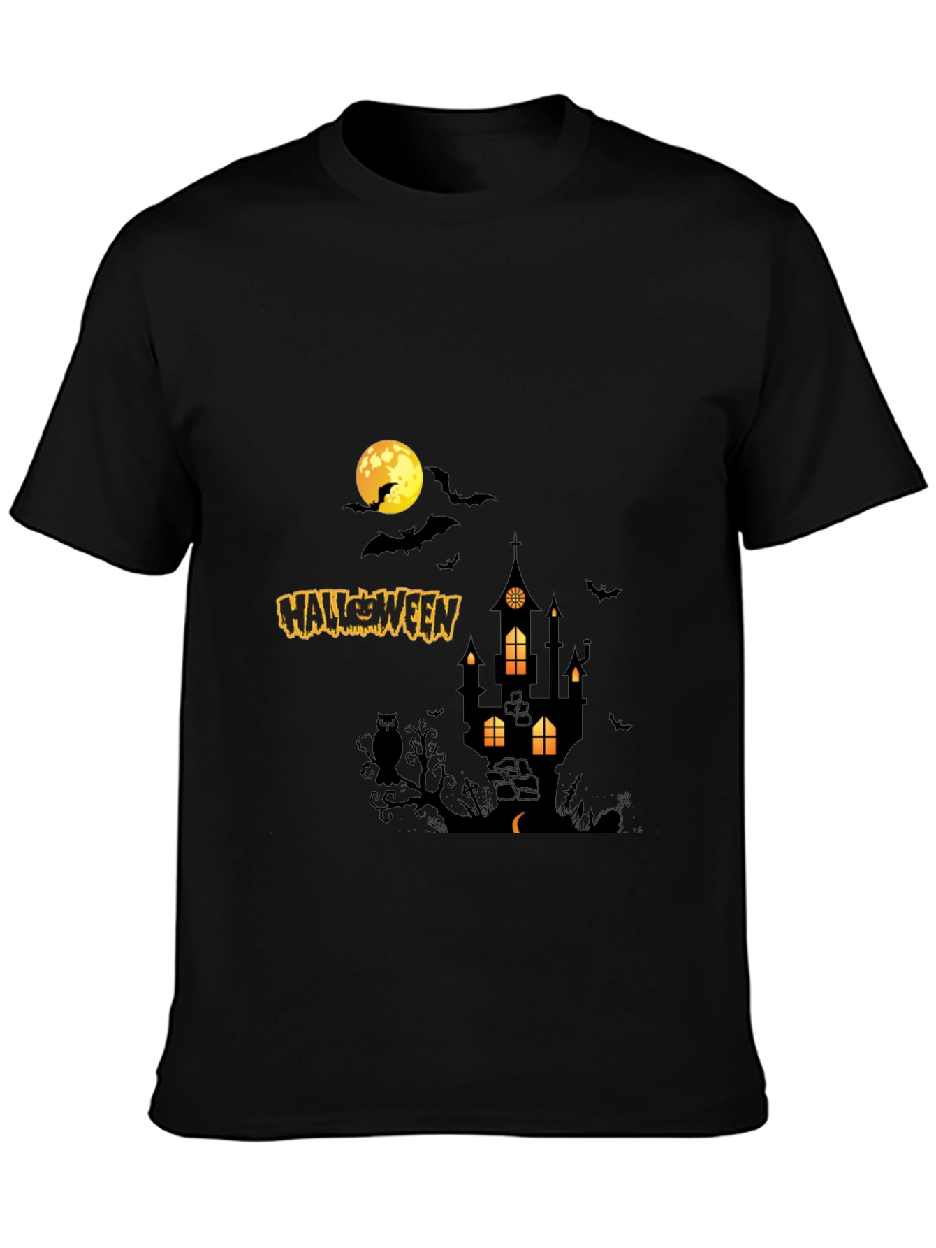 Camiseta Halloween Hombre Diseño Noche de Brujas