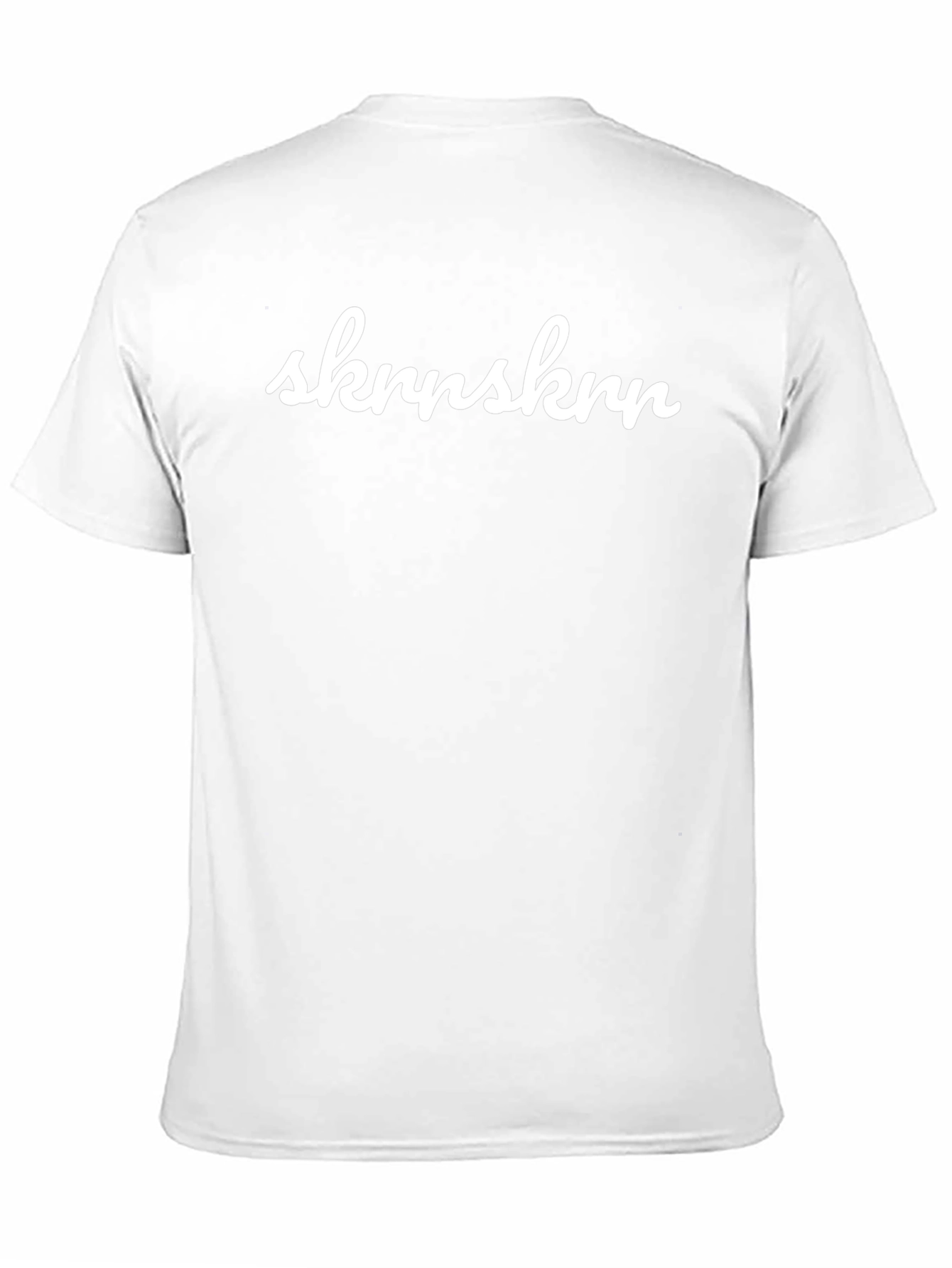 Camiseta Negra Estampada Casual