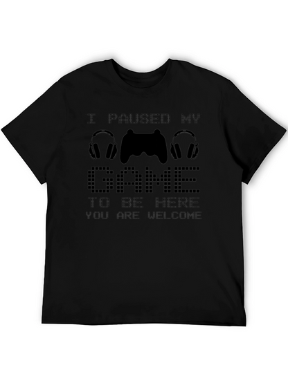 Camiseta Divertida Gamer: Pausé mi Juego