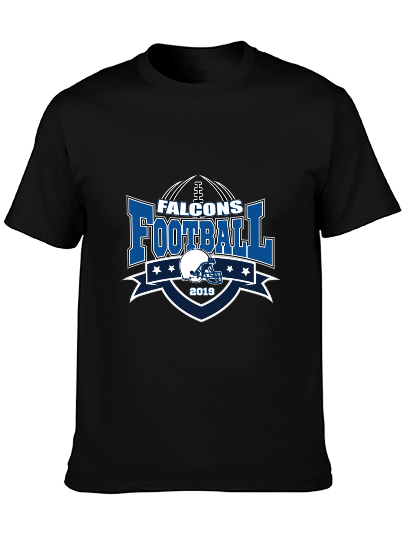 Camiseta Negra Fútbol Americano Falcons 2019