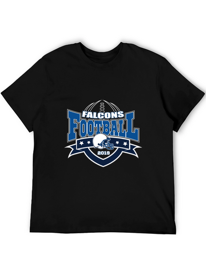 Camiseta Negra Fútbol Americano Falcons 2019