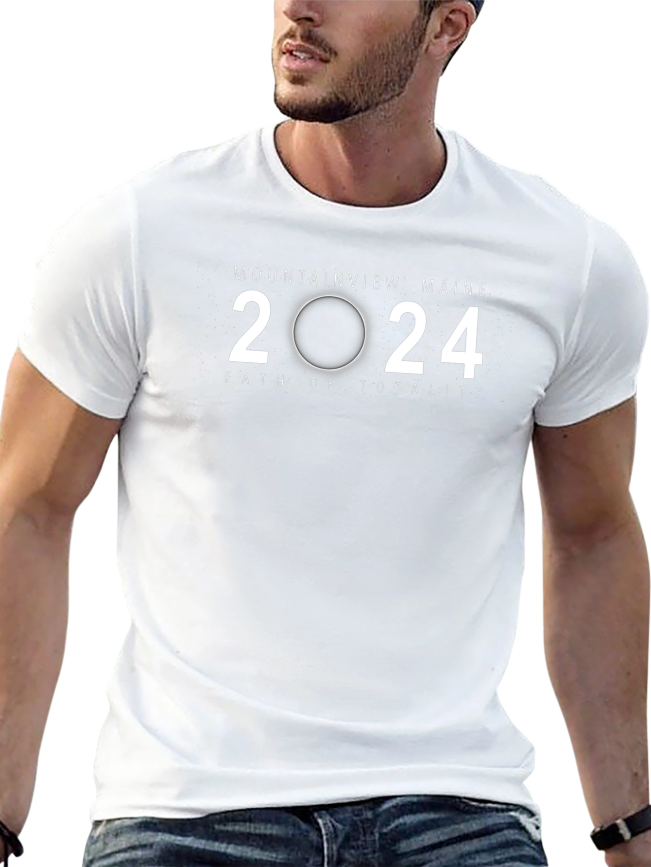 Camiseta Eclipse Mountainview Maine 2024