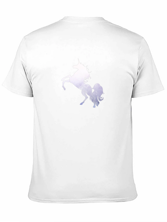 Camiseta Negra Unicornio Mágico