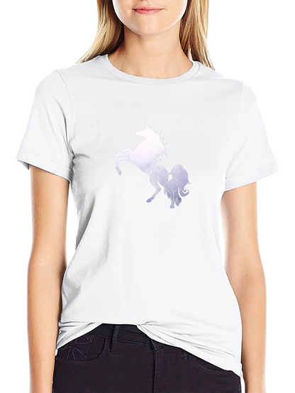 Camiseta Negra Unicornio Mágico